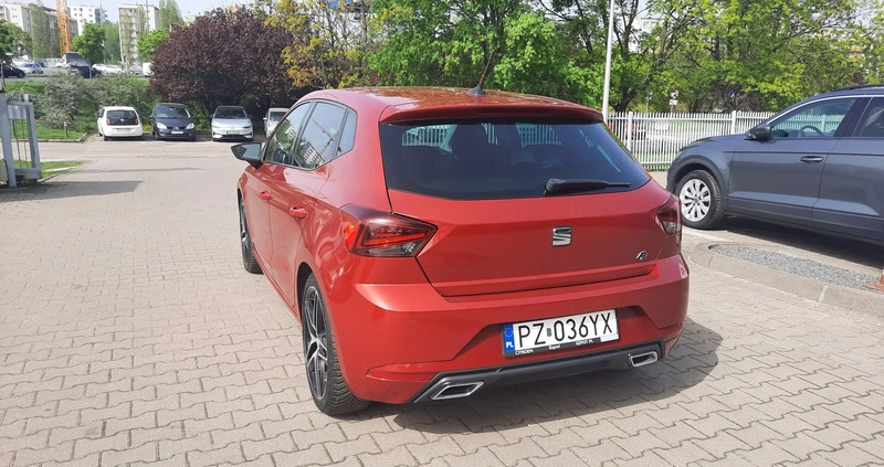 Seat Ibiza cena 58900 przebieg: 73153, rok produkcji 2018 z Kunów małe 211